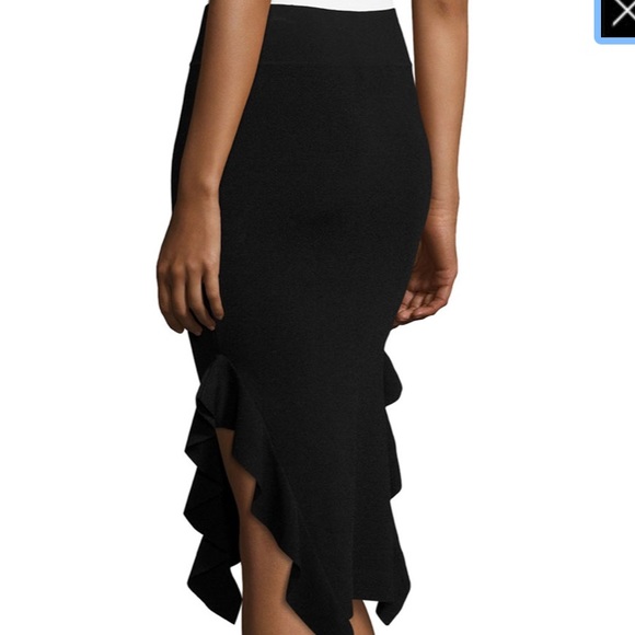 Opening Ceremony Black Side Flounce Skirt (NWT)-XS - Picture 3 of 8